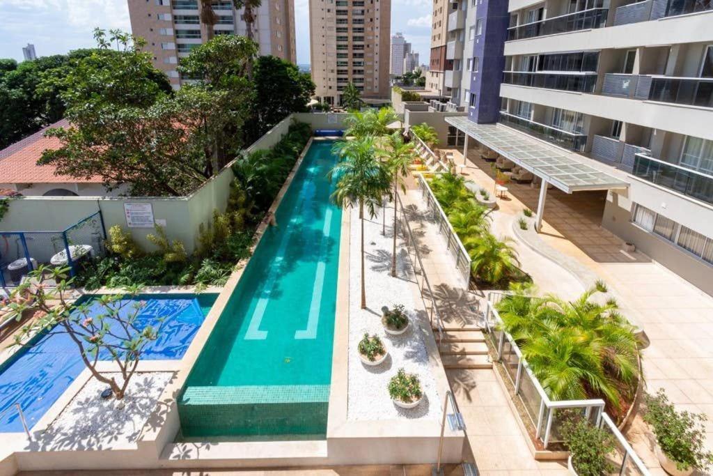 #Th509# Lindo Apto 01 Qto No Setor Bueno Lägenhet Goiânia Exteriör bild
